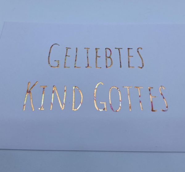 Kartenset Geliebtes Kind Gottes (2 Stück)