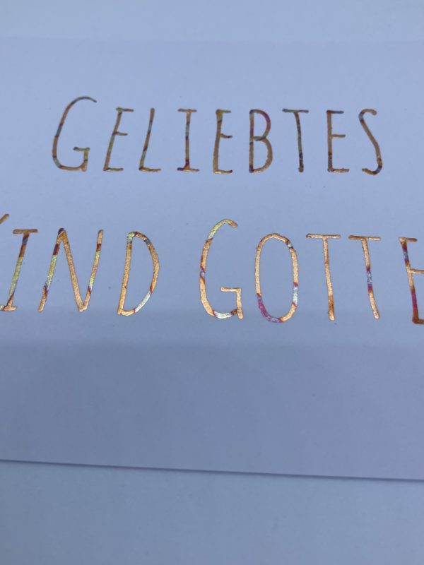 Kartenset Geliebtes Kind Gottes (2 Stück) – Bild 4